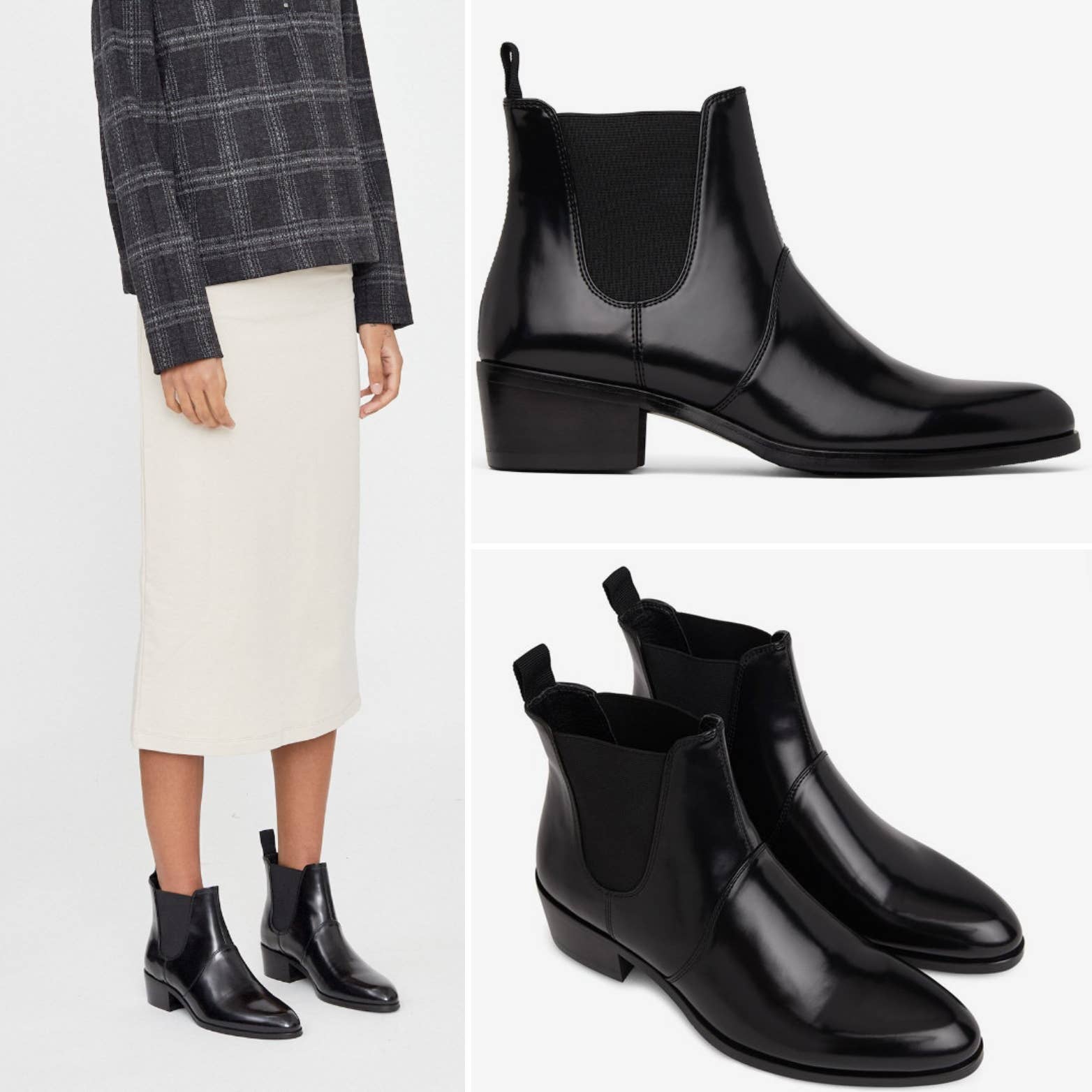 New Matt And Nat Oslo Chelsea Boot Womens Black Slip On Bootie Shoe Vegan